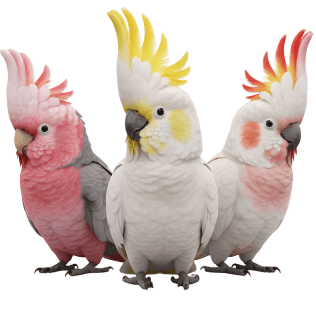 الكوكاتو بأنواعه