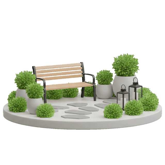 ديكور حدائق
